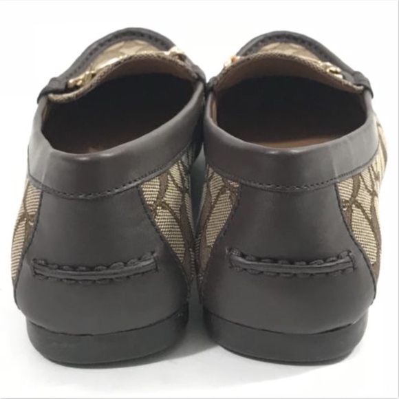 Coach A01918 Olive Loafers Moccasins Shoes - Picture 5 of 8